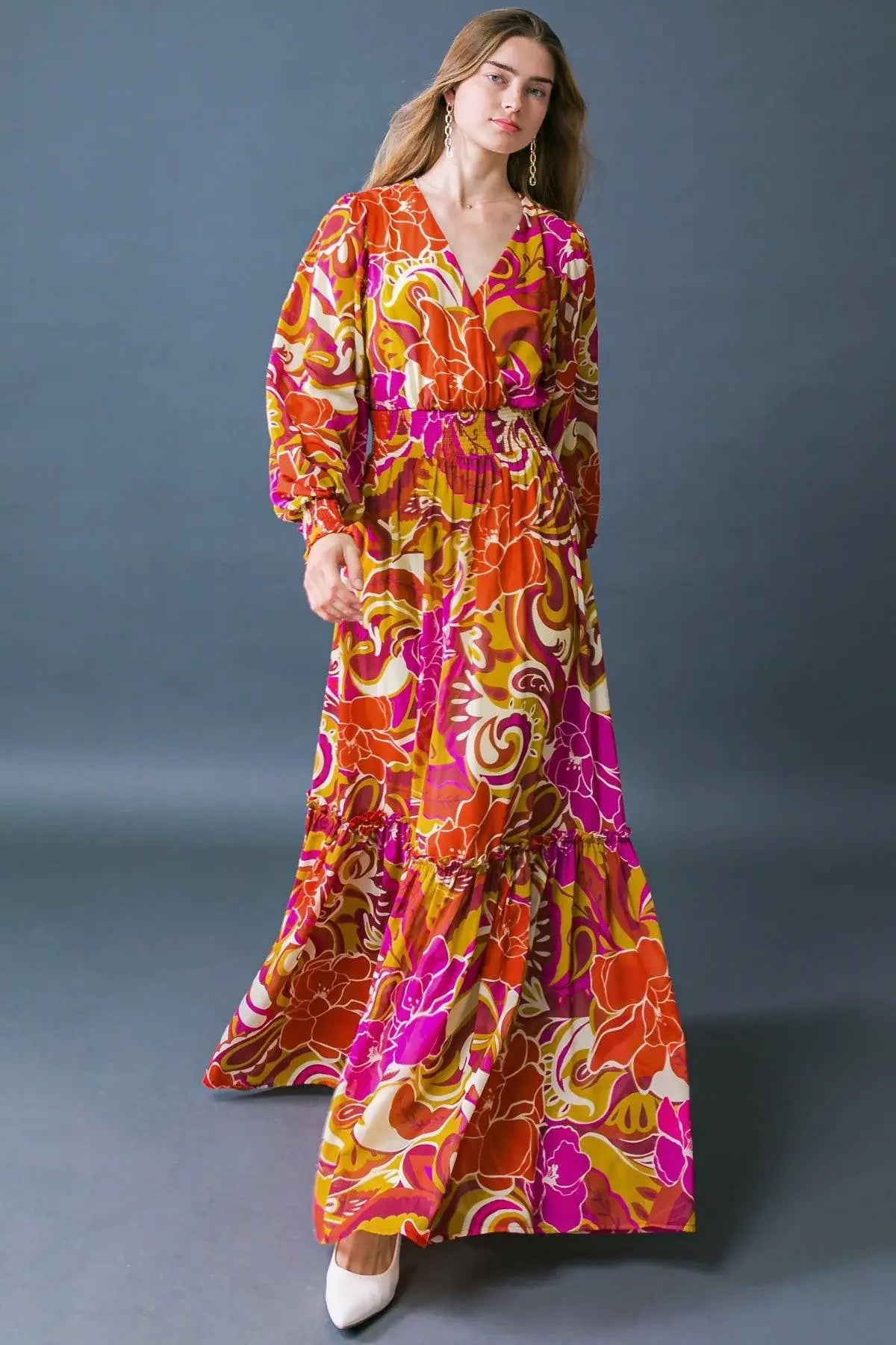 READY FOR THE SPOTLIGHT WOVEN MAXI DRESS - Flying Tomato - Flyclothing LLC