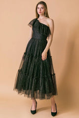SOME FRESH AIR FUCHSIA TULLE MIDI DRESS - Flying Tomato - Flyclothing LLC