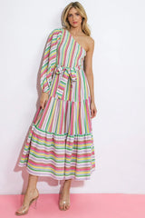 NO MATTER WHERE I GO WOVEN MIDI DRESS - Flying Tomato - Flyclothing LLC