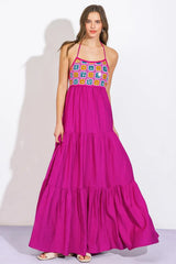 AFTER PARTY WOVEN MIDI DRESS - Flying Tomato - Flyclothing LLC