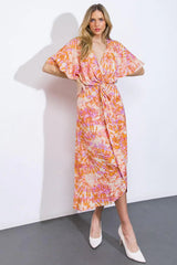 MOST WONDERFUL TIME WOVEN MIDI DRESS - Flying Tomato - Flyclothing LLC