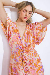 MOST WONDERFUL TIME WOVEN MIDI DRESS - Flying Tomato - Flyclothing LLC