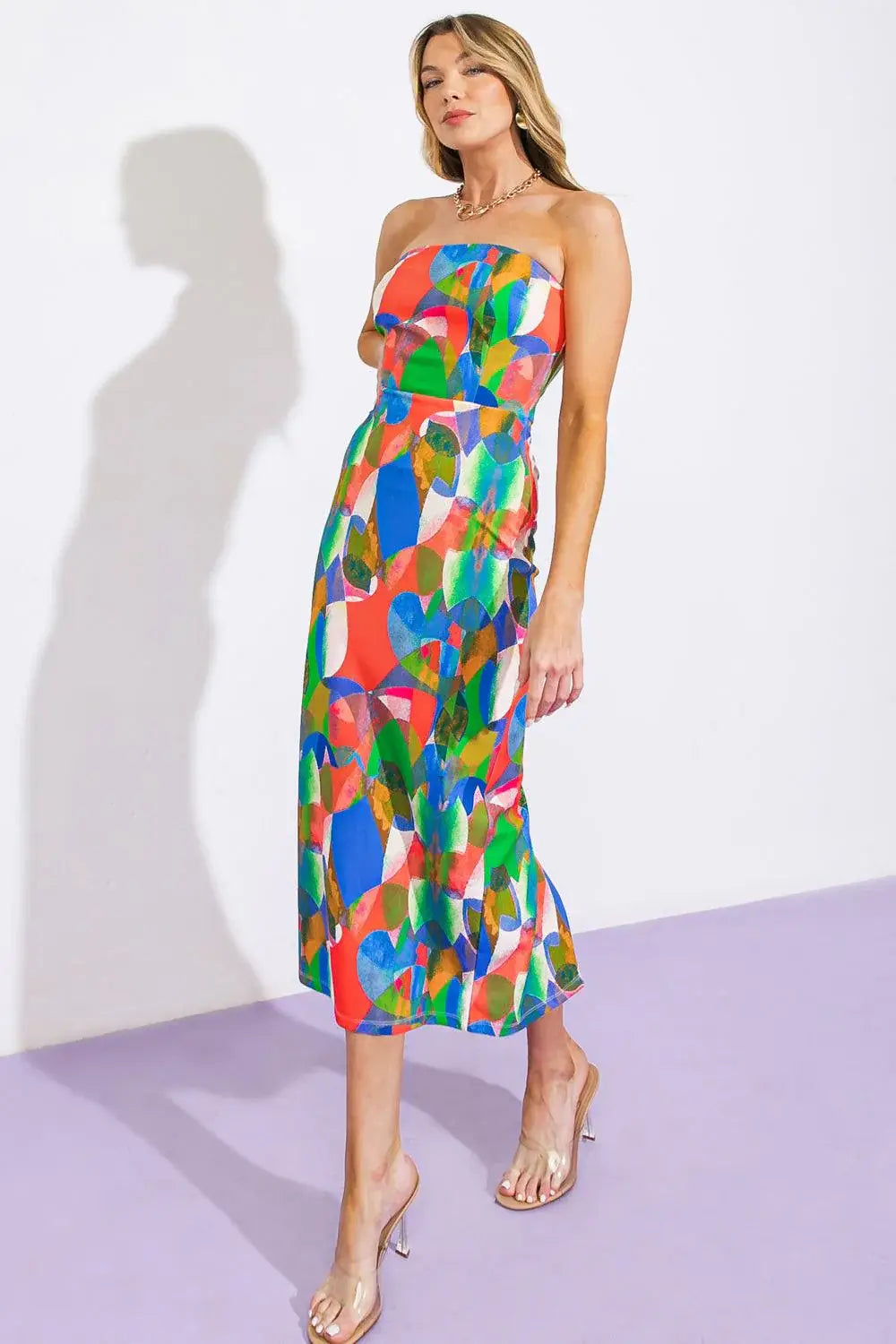 DANCING DIVA PONTI TUBE DRESS - Flying Tomato - Flyclothing LLC