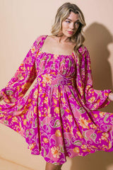 THRIVING ALL NIGHT WOVEN MINI DRESS - Flying Tomato - Flyclothing LLC