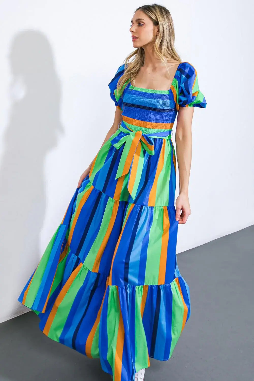 ALL ABOUT THE VIBE WOVEN MAXI DRESS - Flying Tomato - Flyclothing LLC