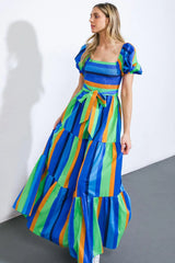 ALL ABOUT THE VIBE WOVEN MAXI DRESS - Flying Tomato - Flyclothing LLC