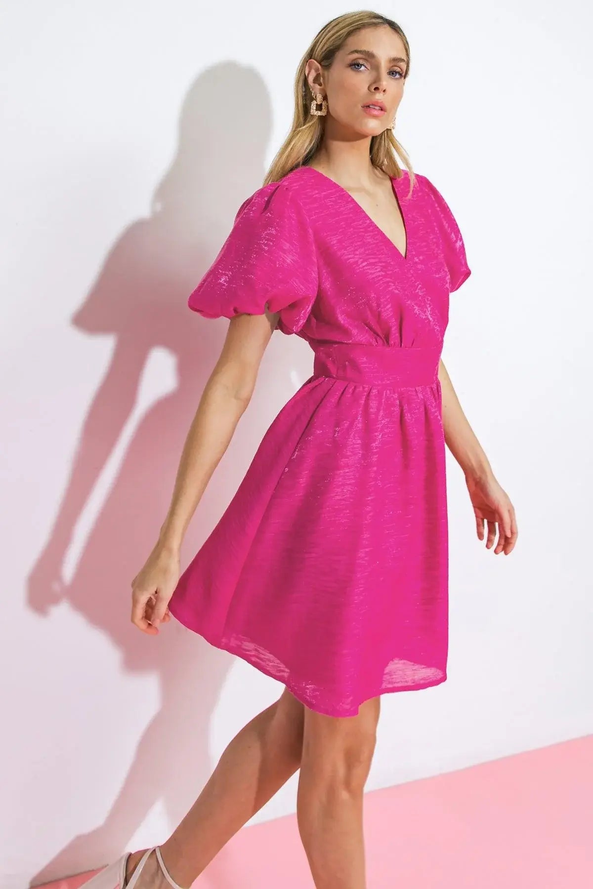 ALL IS CALM WOVEN MINI DRESS - Flying Tomato - Flyclothing LLC