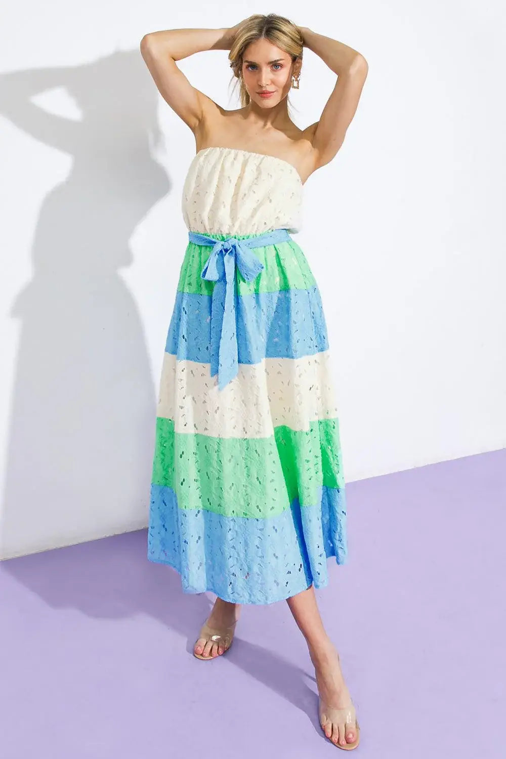 TAKE ME TO CABO WOVEN MIDI DRESS - Flying Tomato - Flyclothing LLC