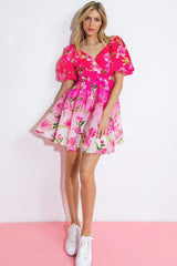 GOTTA GET READY WOVEN MINI DRESS - Flying Tomato - Flyclothing LLC