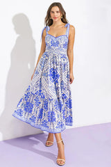 FINDING MY PEACE WOVEN MIDI DRESS - Flying Tomato - Flyclothing LLC