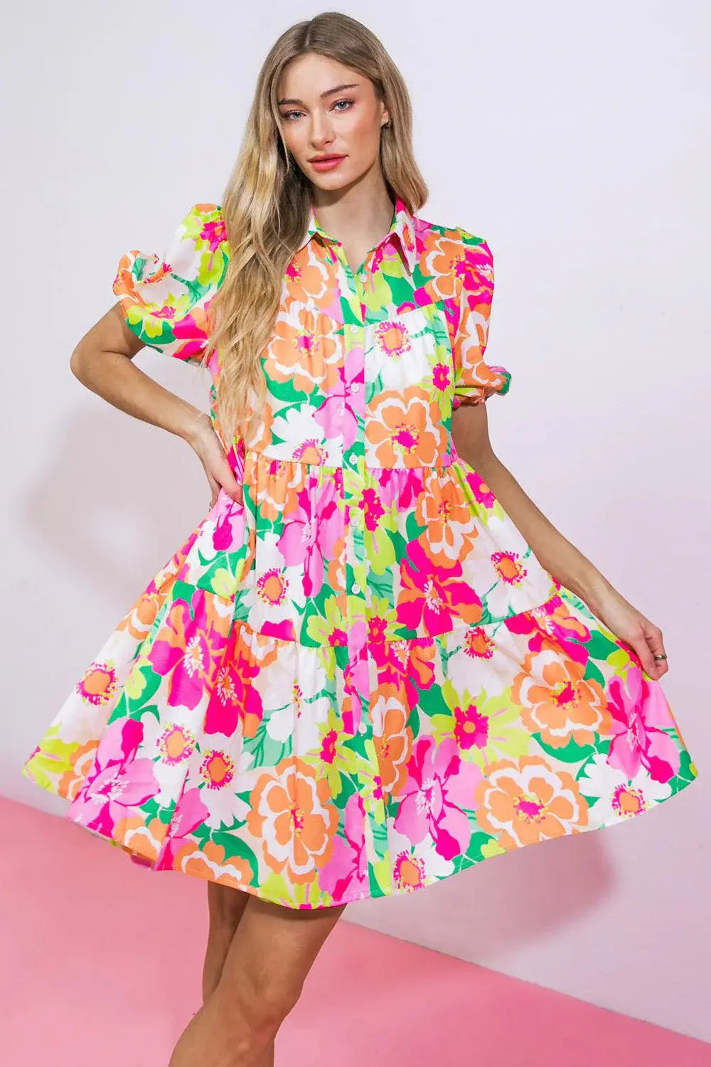 DIVINE INTUITION WOVEN MINI DRESS - Flying Tomato - Flyclothing LLC