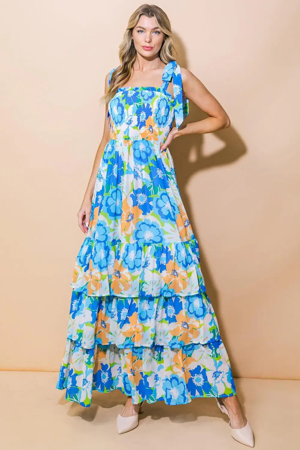 NO MATTER WHERE WOVEN MAXI DRESS - Flying Tomato - Flyclothing LLC