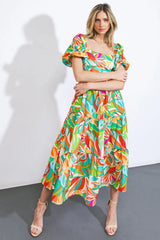 LONG LOST LOVER WOVEN MIDI DRESS - Flying Tomato - Flyclothing LLC