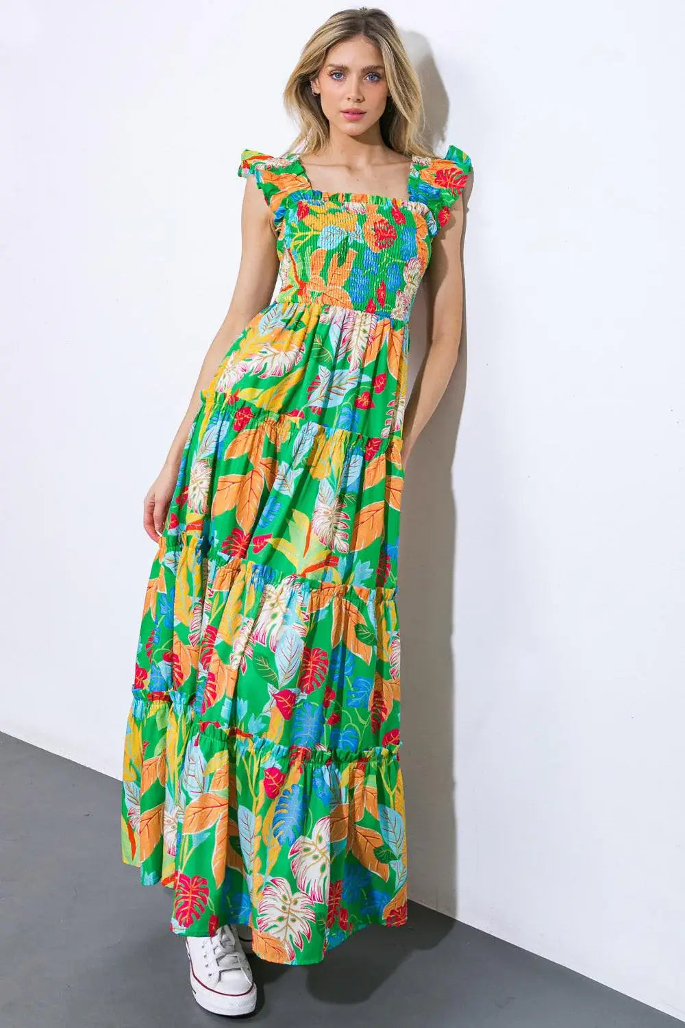 BEACH DATES WOVEN MAXI DRESS - Flying Tomato - Flyclothing LLC
