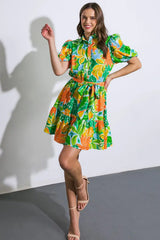 END GAME WOVEN MINI DRESS - Flying Tomato - Flyclothing LLC