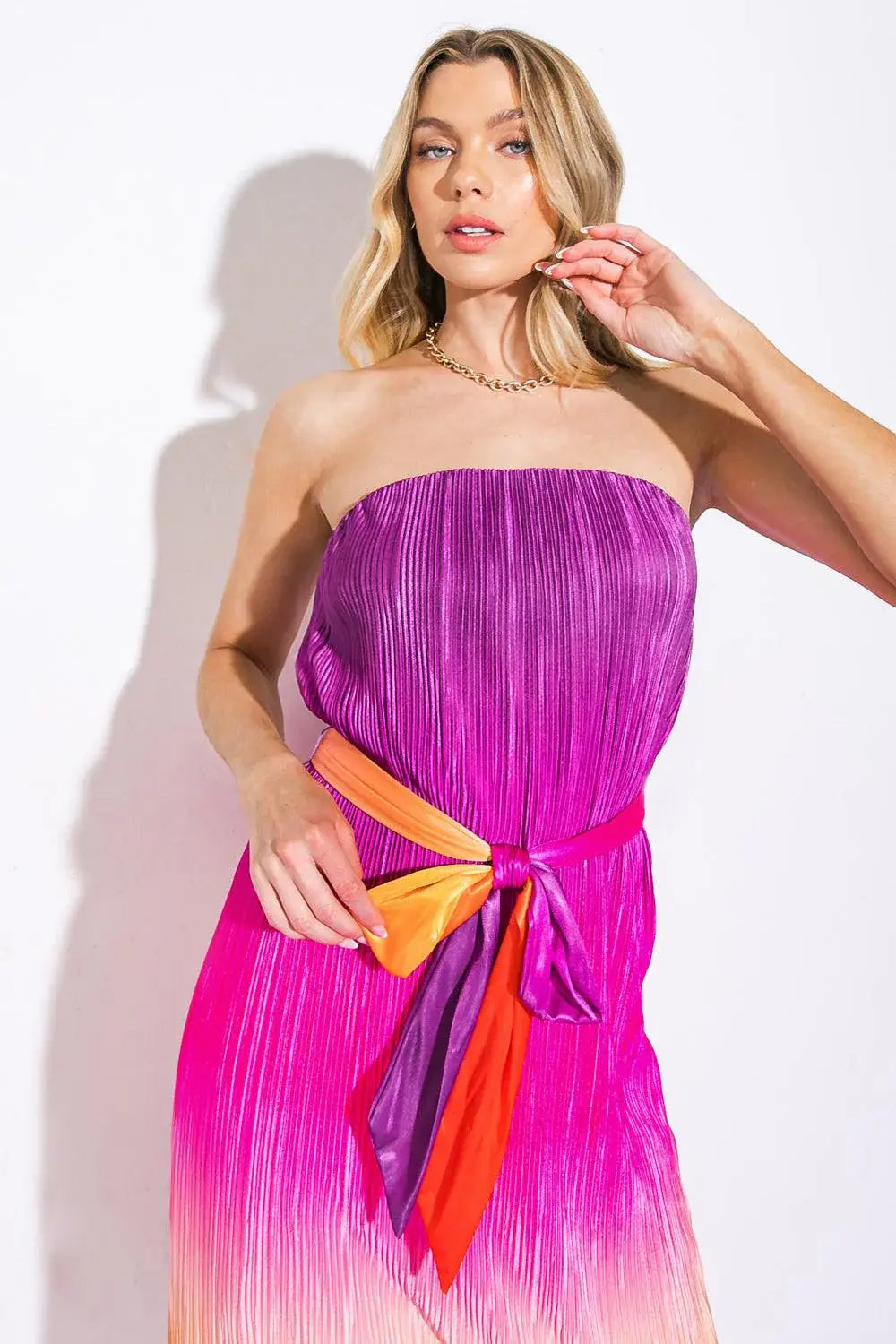 GIVE IT A GO IN GARDEN MIDI DRESS - Flying Tomato - Flyclothing LLC