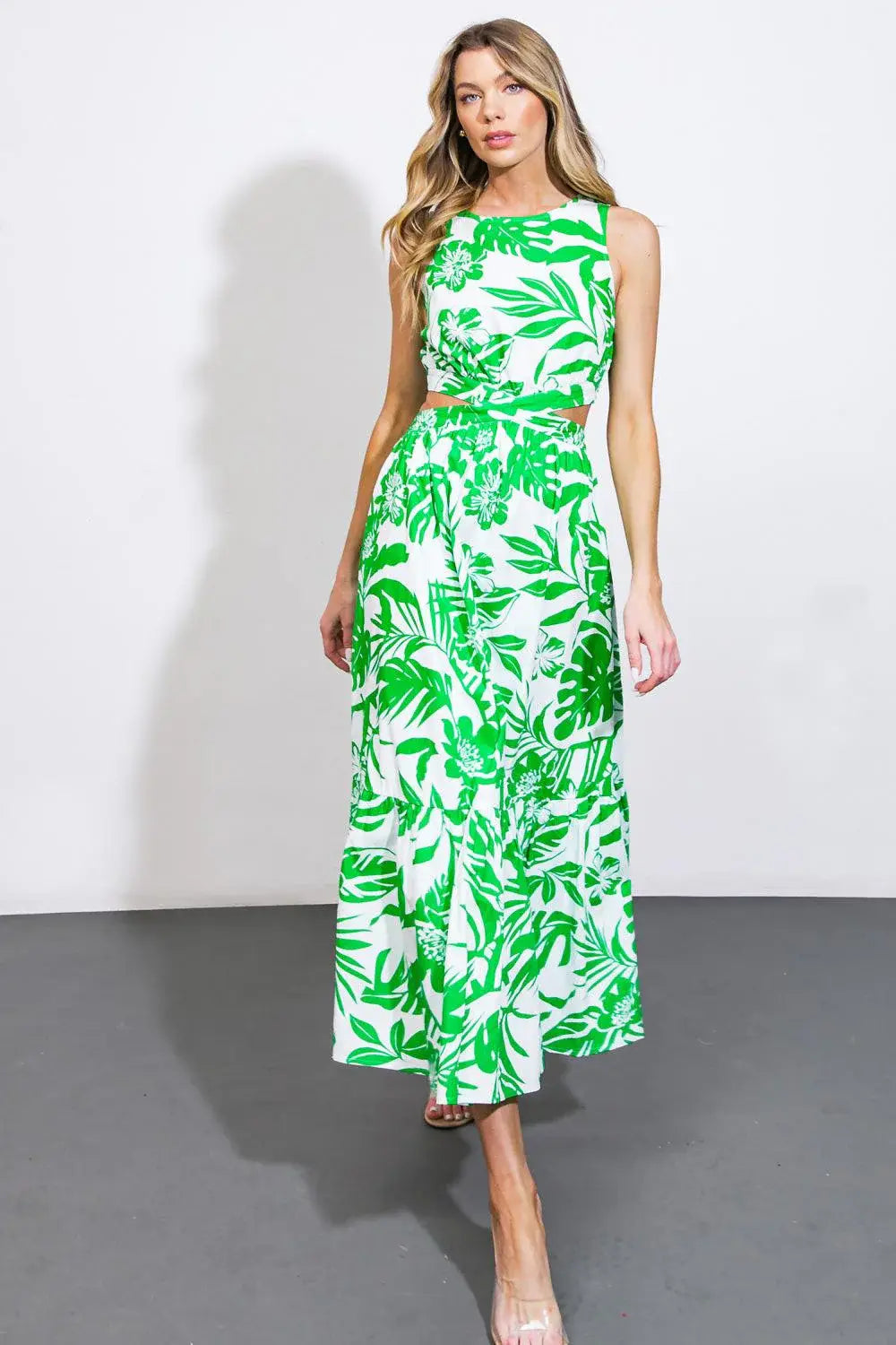 LIVE YOUR TRUTH WOVEN MIDI DRESS - Flying Tomato - Flyclothing LLC
