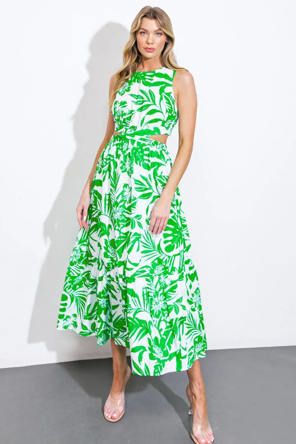 LIVE YOUR TRUTH WOVEN MIDI DRESS - Flying Tomato - Flyclothing LLC