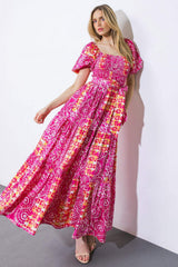 A LEAP OF FAITH WOVEN MAXI DRESS - Flying Tomato - Flyclothing LLC