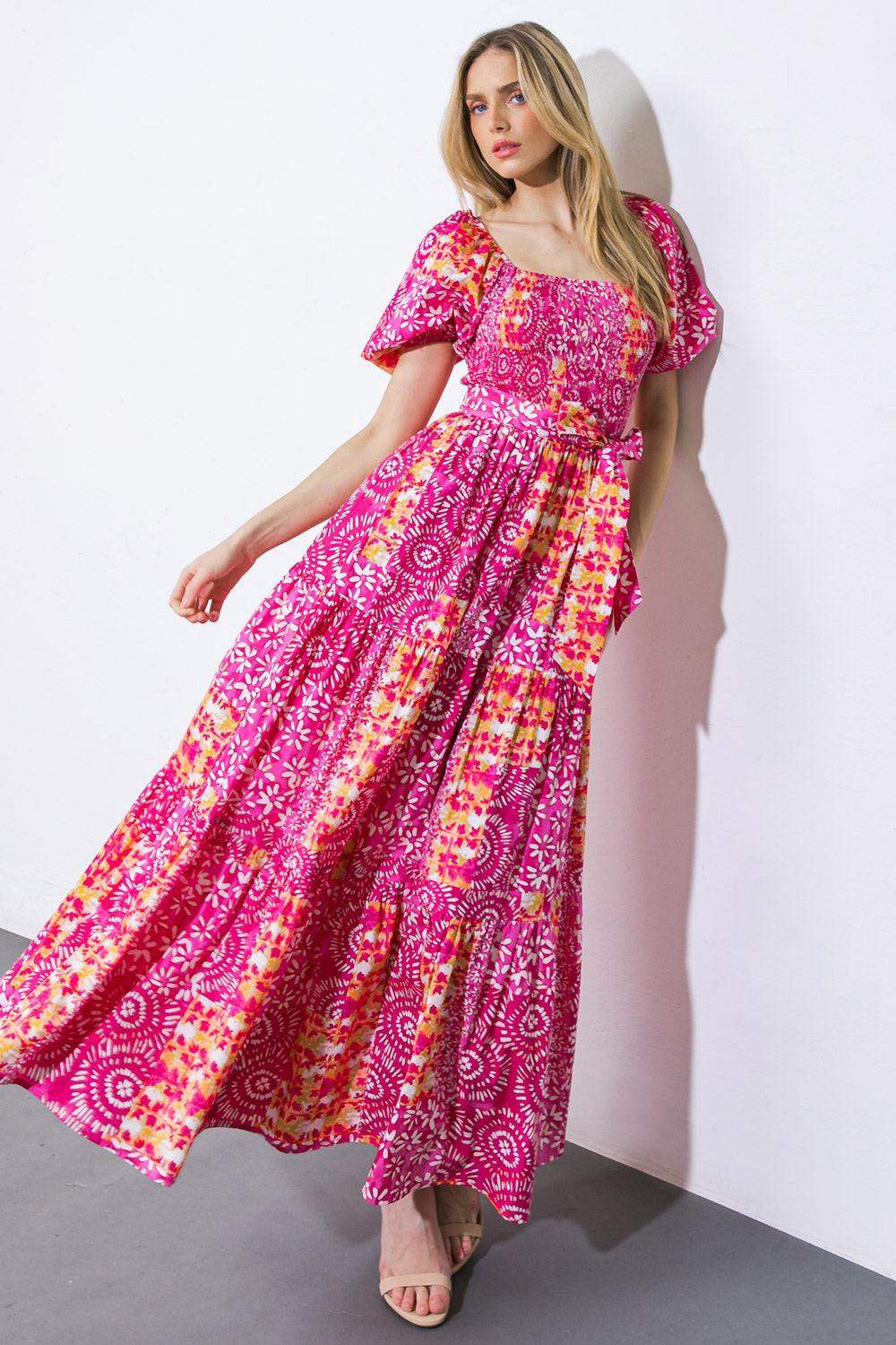 A LEAP OF FAITH WOVEN MAXI DRESS - Flying Tomato - Flyclothing LLC