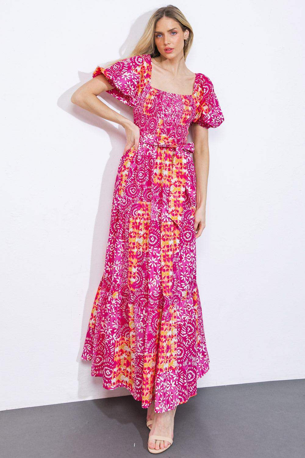 A LEAP OF FAITH WOVEN MAXI DRESS - Flying Tomato - Flyclothing LLC