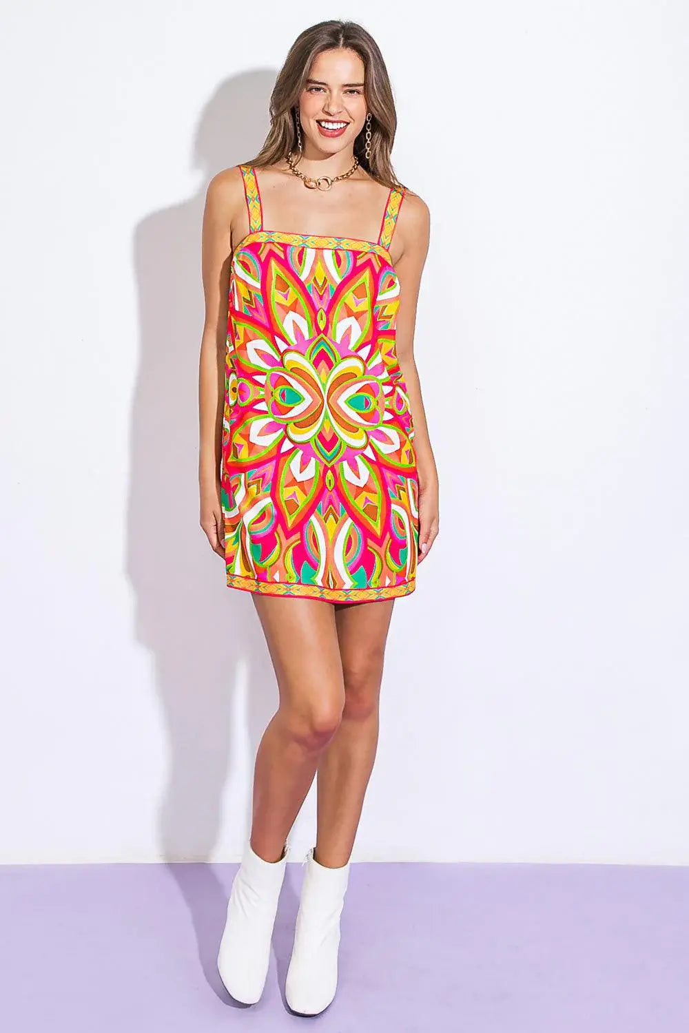BEST OF DAYS WOVEN MINI DRESS - Flying Tomato - Flyclothing LLC