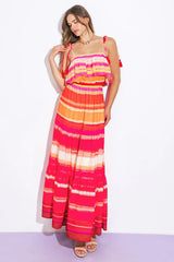 MY DEAREST DARLING WOVEN MAXI DRESS - Flying Tomato - Flyclothing LLC