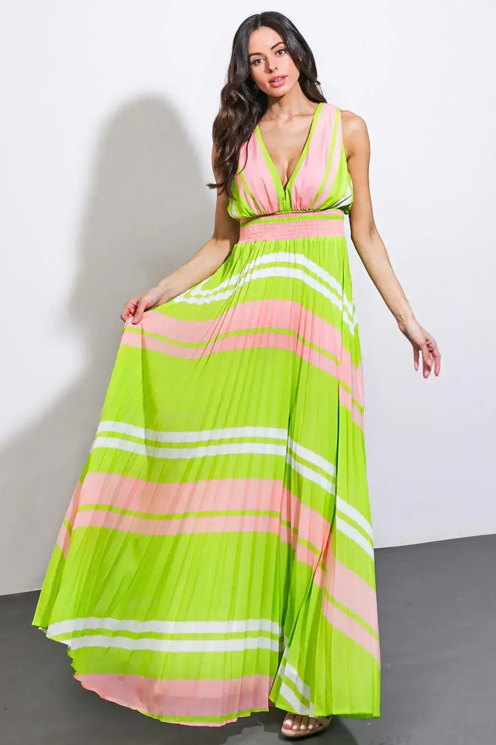 A QUICK TRIP WOVEN MAXI DRESS - Flying Tomato - Flyclothing LLC