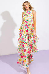 DEL REY HIGH RISE WOVEN MAXI DRESS - Flying Tomato - Flyclothing LLC