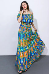 DARE TO BE YOU WOVEN MAXI DRESS - Flying Tomato - Flyclothing LLC