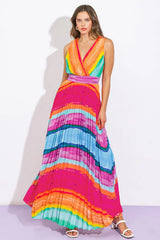SHORE VACAYS WOVEN MAXI DRESSS - Flying Tomato - Flyclothing LLC