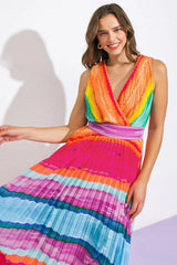 SHORE VACAYS WOVEN MAXI DRESSS - Flying Tomato - Flyclothing LLC