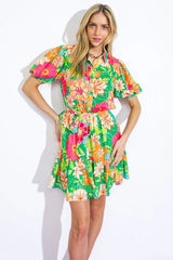 SWING OF THINGS WOVEN MINI DRESS - Flying Tomato - Flyclothing LLC