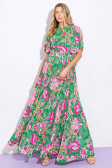 ALL NIGHT REVIVAL WOVEN MAXI DRESS - Flying Tomato - Flyclothing LLC