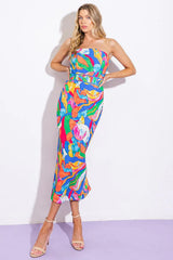 SEEKING SUN PONTI MIDI DRESS - Flying Tomato - Flyclothing LLC