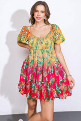 ROAD TO NASHVILLE WOVEN MINI DRESS - Flying Tomato - Flyclothing LLC