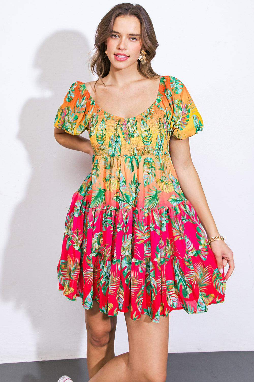 ROAD TO NASHVILLE WOVEN MINI DRESS - Flying Tomato - Flyclothing LLC