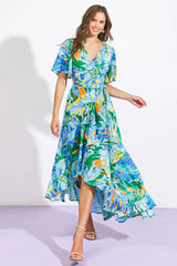 UNEXPECTED SURPRISE WOVEN HI-LO DRESS - Flying Tomato - Flyclothing LLC