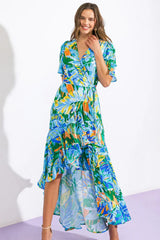 UNEXPECTED SURPRISE WOVEN HI-LO DRESS - Flying Tomato - Flyclothing LLC