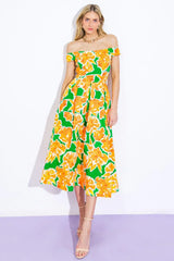 WHERE I WANT TO BE TWILL MIDI DRESS - Flying Tomato - Flyclothing LLC