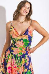 SWEETEST SOUL WOVEN MIDI DRESS - Flying Tomato - Flyclothing LLC