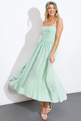 ATTRACTING LOOKS WOVEN MIDI DRESS - Flying Tomato - Flyclothing LLC
