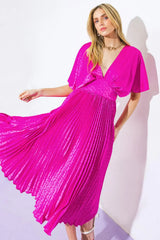 COWGIRL REPEAT SATIN MIDI DRESS - Flying Tomato - Flyclothing LLC