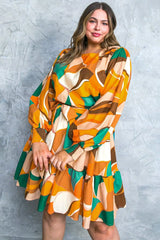 FEEL HAPPINESS WOVEN MINI DRESS - Flying Tomato - Flyclothing LLC