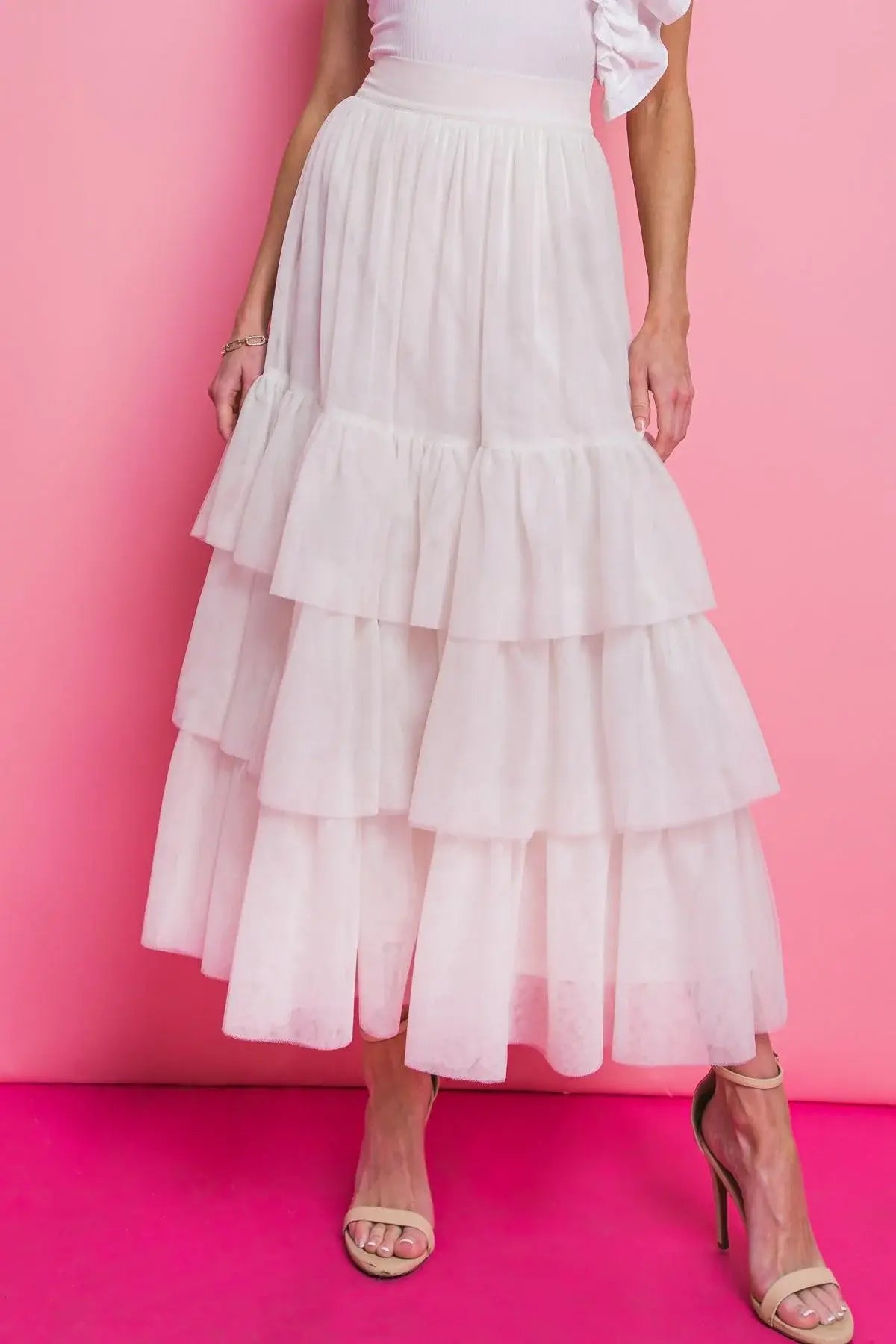 CHIC PURPOSE TULLE SKIRT - Flying Tomato - Flyclothing LLC