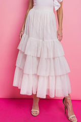 CHIC PURPOSE TULLE SKIRT - Flying Tomato - Flyclothing LLC