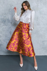 PERFECT REFINEMENT WOVEN SKIRT - Flying Tomato - Flyclothing LLC