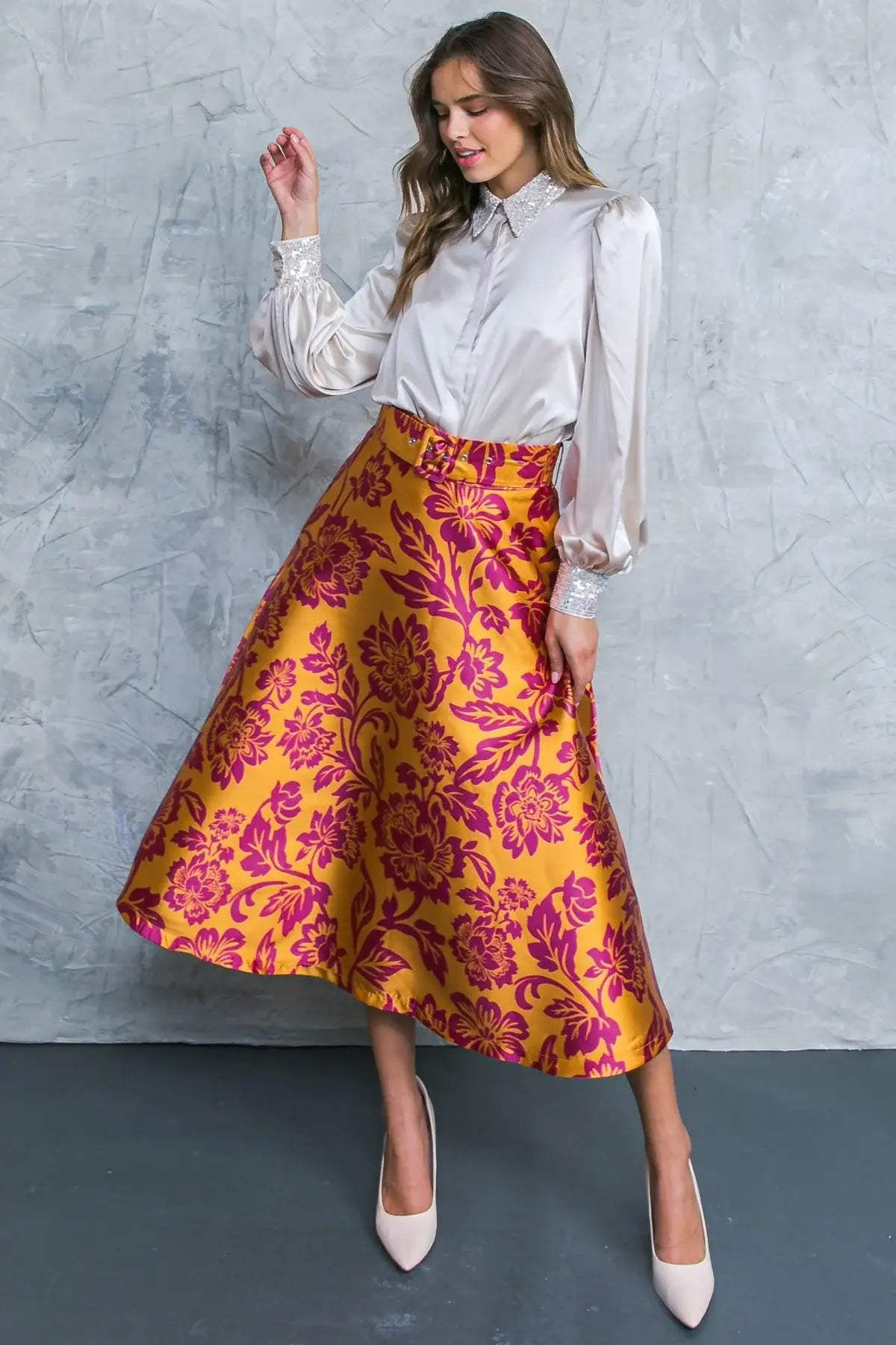 PERFECT REFINEMENT WOVEN SKIRT - Flying Tomato - Flyclothing LLC