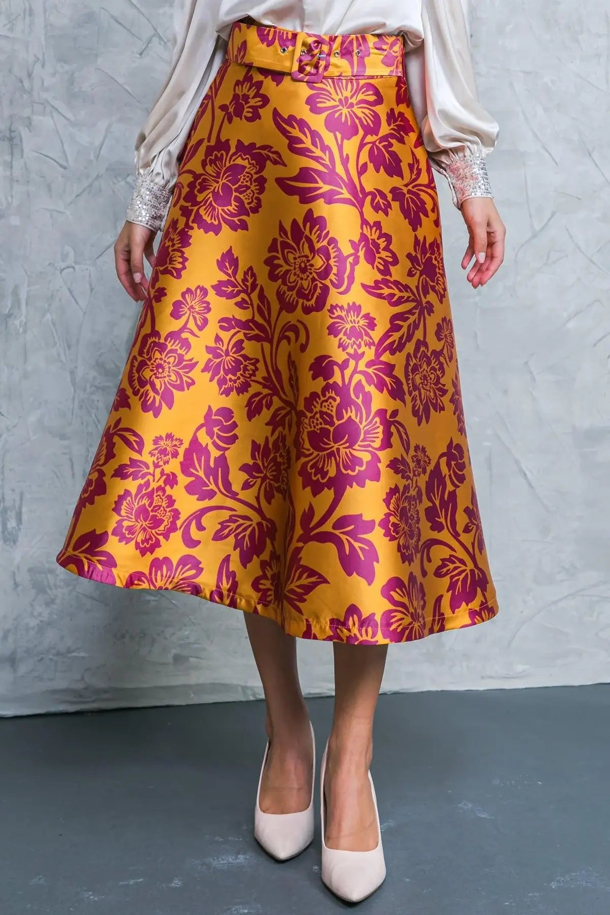 PERFECT REFINEMENT WOVEN SKIRT - Flying Tomato - Flyclothing LLC