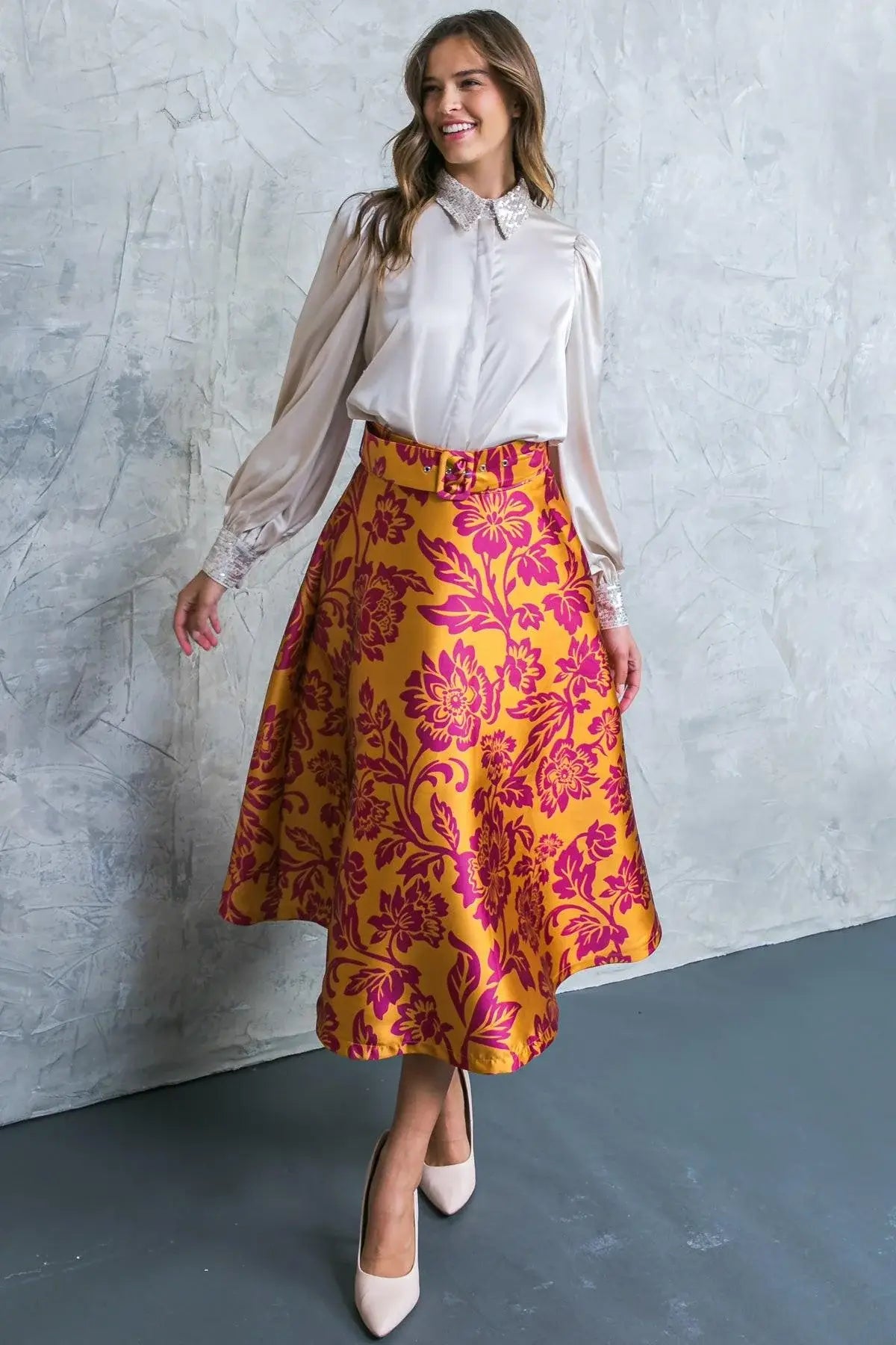 PERFECT REFINEMENT WOVEN SKIRT - Flying Tomato - Flyclothing LLC